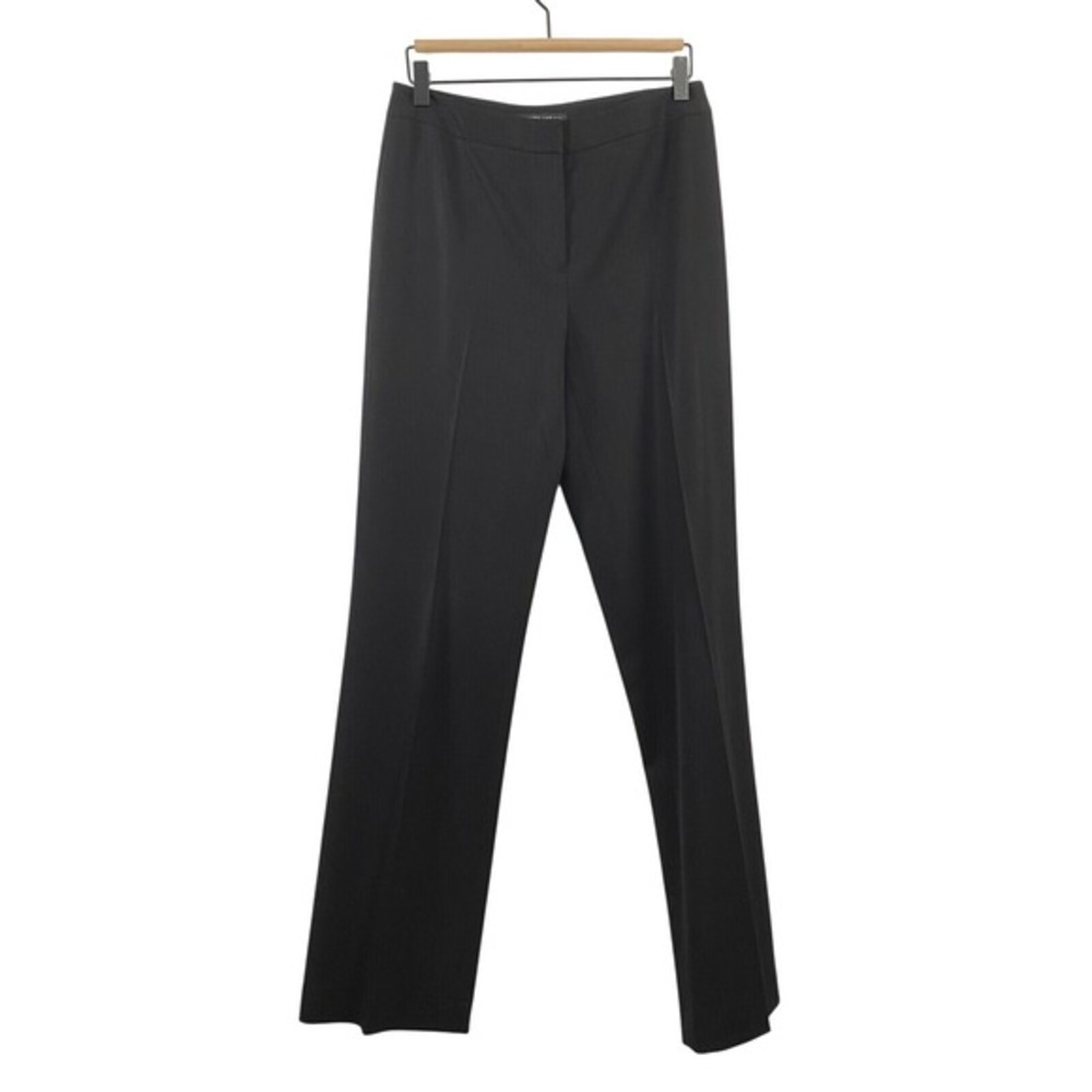 Lafayette‎ 148 Womens Wool Blend Dress Pants Trousers sz 4 Black Careerwear